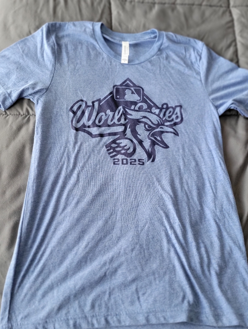 World Series 2025 Blue Blur jayd Graphic Tee - Light Blue